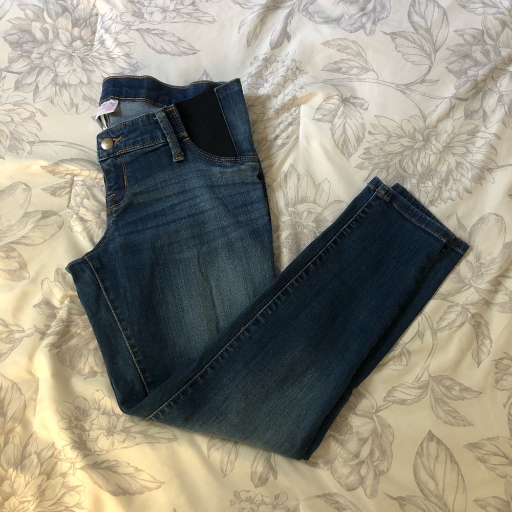 Maternity Jeans Skinny Crop